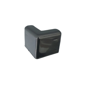 Colt extern inaltator rectangular Negru