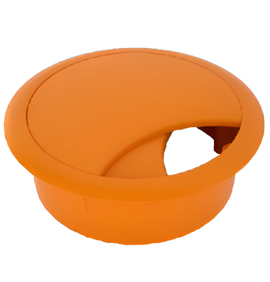 Trecere cabluri din pls. D60 mm din 3 piese (Bej/Stejar/Maro)